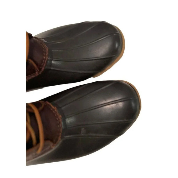 Sperry Saltwater Duck Boot Tan/Dark Brown Size 10 Water Resistance Women’s - Picture 5 of 10